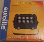 Demo :Eurolite LED IP FL-8 3000K 30 IP 56, 8x1W- tuin licht, Metaal of Aluminium, Ophalen of Verzenden, Led, Nieuw
