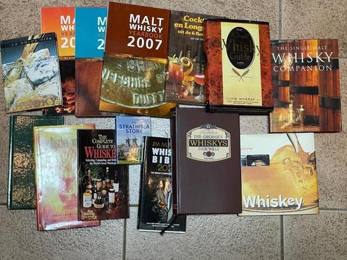 Whisky boeken  - 14 stuks, Verzamelen, Wijnen, Zo goed als nieuw, Ophalen