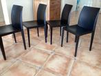 Poltrona Frau stoelen model Lola(zeldzaam zadelleer), Ophalen, Sede durlet knollvitra edra artifort rolf benz, Gebruikt, Zwart