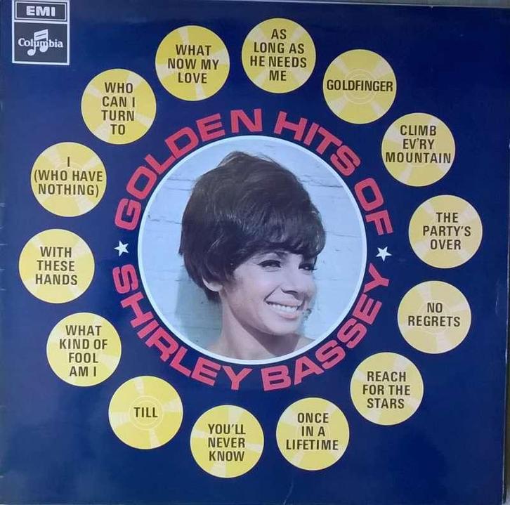 LP Golden Hits Of Shirley Bassey, Cd's en Dvd's, Vinyl | Jazz en Blues, Zo goed als nieuw, Jazz en Blues, 1960 tot 1980, 12 inch