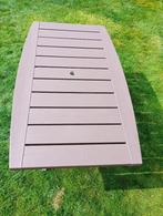 Houten tuintafel, Tuin en Terras, Ophalen, Gebruikt, Hout