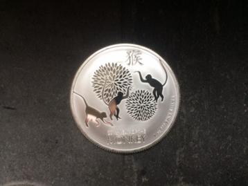 2016 Niue - Year of the monkey - 1 oz silver beschikbaar voor biedingen