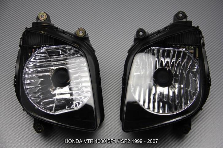 Koplamp / Voorlicht AVDB voor HONDA VTR 1000 SP1 SP2 1999 07, Motoren, Accessoires | Overige, Nieuw, Ophalen of Verzenden