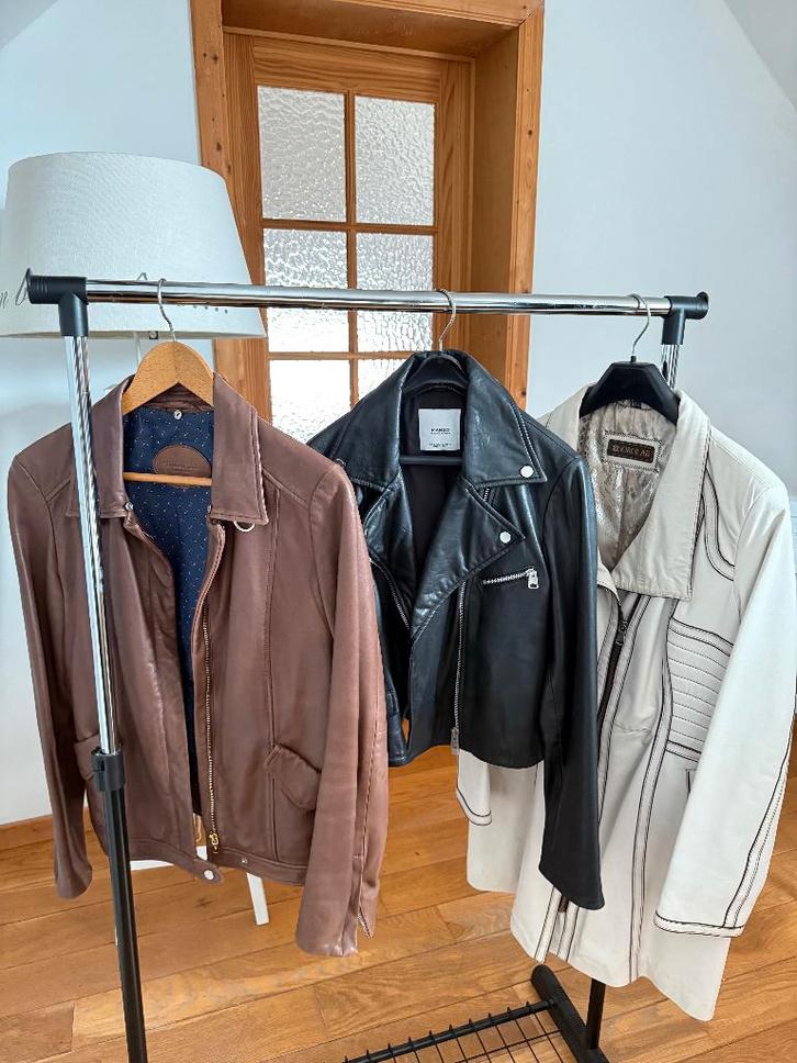 Lot vestes & manteaux femme – Cuir, doudoune – S/M (38–40), Kleding | Dames, Dames-kledingpakketten, Gedragen, Maat 38/40 (M)