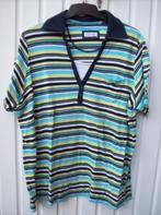 Polo/t-shirt jaune turquoise à col bleu taille XL, Chemise ou Top, Bleu, Enlèvement ou Envoi, Neuf