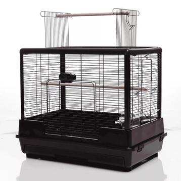 Vogelkooi Ceasar zwart en wit in 2 maten nu met 10% korting  beschikbaar voor biedingen