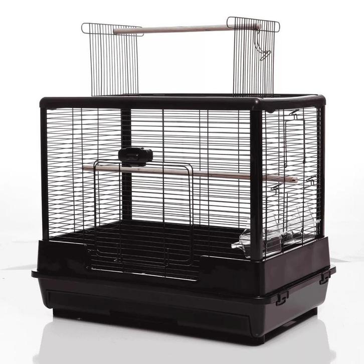 Vogelkooi Ceasar zwart en wit in 2 maten nu met 10% korting, Dieren en Toebehoren, Vogels | Hokken en Kooien, Zo goed als nieuw