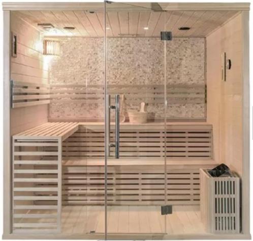 NIEUW - Finse traditionale sauna 4-5 personen, Sports & Fitness, Sauna, Neuf, Sauna complet, Enlèvement ou Envoi