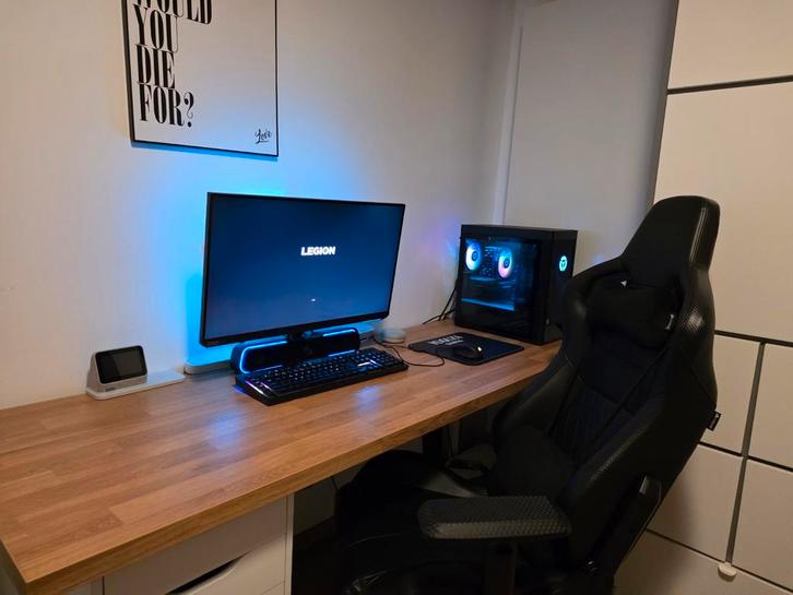 Complete High-End Gaming Setup  + 4K Monitor en stoel, Computers en Software, Desktop Pc's, SSD, Gaming, Ophalen