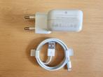 Chargeur Apple iPhone : adaptateur 10W + cable usb lightning, Télécoms, Comme neuf, Apple iPhone, Enlèvement ou Envoi