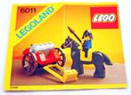 LEGO Castle Black Falcons 6011 Black Knight's Treasure, Comme neuf, Ensemble complet, Lego, Enlèvement ou Envoi