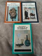 Lot van 3 boekjes over antiek, Enlèvement ou Envoi, Utilisé