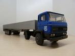 lion toys daf met open oplegger  15.00, Ophalen of Verzenden, Zo goed als nieuw, Bus of Vrachtwagen, Lion Toys