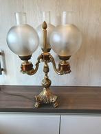 Zware bronzen kastlamp, Ophalen