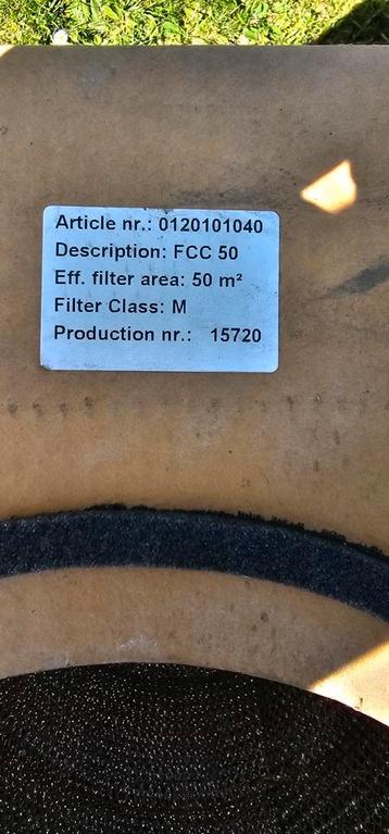 FCC 50-filter beschikbaar voor biedingen