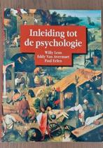 Inleiding tot de psychologie Lens Van Avermaet Eelen, Utilisé, Enlèvement ou Envoi