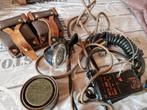 Lot nr 1  veld telefoon met hoofd luister apparaat, Verzamelen, Ophalen of Verzenden