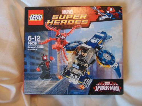 Lego 76036 Carnage’s SHIELD Luchtaanval, Nieuwe doos, sealed, Kinderen en Baby's, Speelgoed | Duplo en Lego, Nieuw, Lego, Complete set