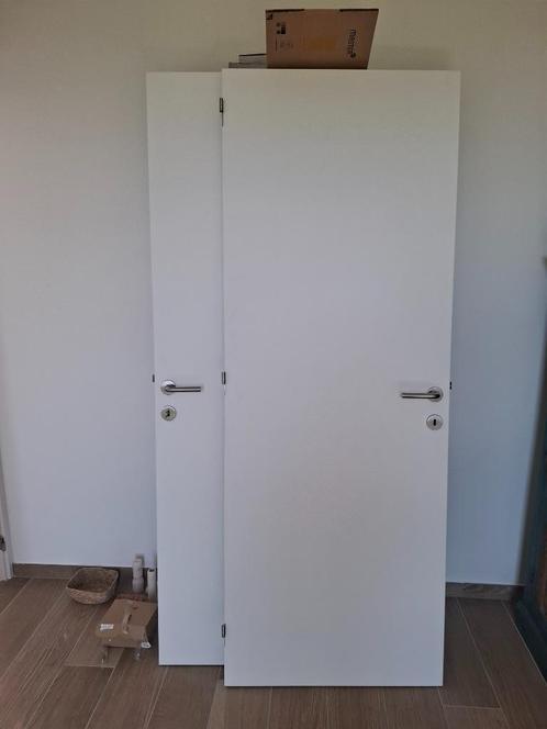 WITTE HOUTEN BINNENDEUREN ALS NIEUW, Doe-het-zelf en Bouw, Deuren en Vliegenramen, Nieuw, Binnendeur, Hout, Ophalen