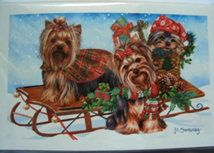 Cartes en Français : Vœux de fin d’année et Noël, Yorkshire, Hobby en Vrije tijd, Feestartikelen, Nieuw, Feestartikel, Ophalen of Verzenden