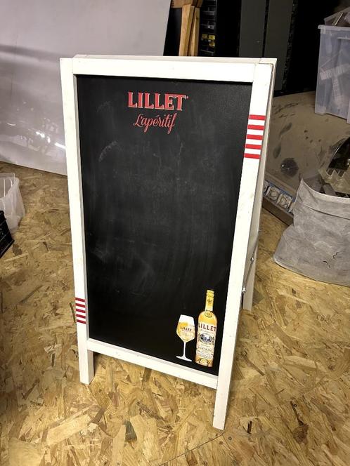 Chevalet LILLET - Panneau trottoir, Huis en Inrichting, Woonaccessoires | Memoborden, Gebruikt, Krijtbord, Ophalen