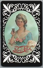 speelkaart - LK8251 - Pepsi cola - Victorian lady (kalender), Verzamelen, Speelkaarten, Jokers en Kwartetten, Ophalen of Verzenden