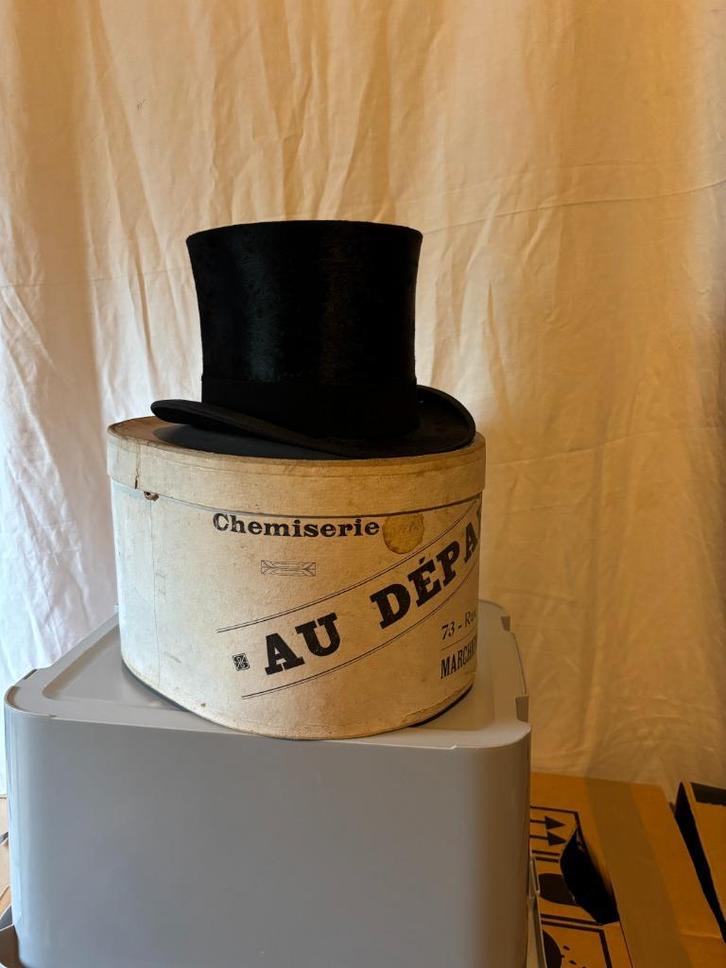 Chapeau d'homme de cérémonie, Kleding | Dames, Hoeden en Petten, Zo goed als nieuw, Hoed, One size fits all, Ophalen of Verzenden