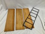 Nisse Strinning vintage wandrek met 3 legplanken, Ophalen of Verzenden, Gebruikt