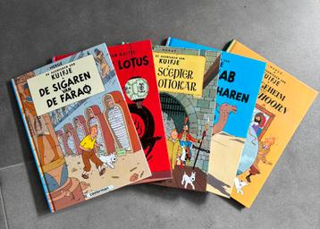 Kuifje-strips (harde kaft) beschikbaar voor biedingen