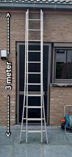 Ladder aluminium 2-delig, Ophalen, Zo goed als nieuw, Ladder