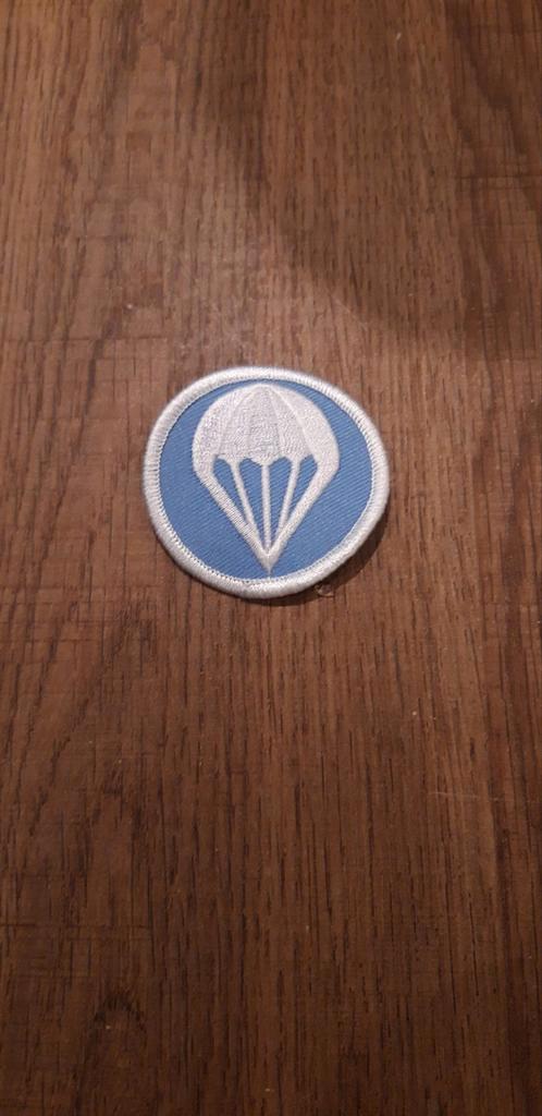 WW2 us army parachute cap badge, Verzamelen, Winkelwagenmuntjes, Ophalen of Verzenden