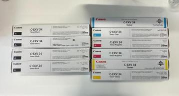 Toner Canon C-EXV 34 C : différentes couleurs (original)