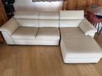 lederen zetel Natuzzi, Huis en Inrichting, Zetels | Zetels, Ophalen, 250 tot 300 cm, Gebruikt, Minder dan 75 cm