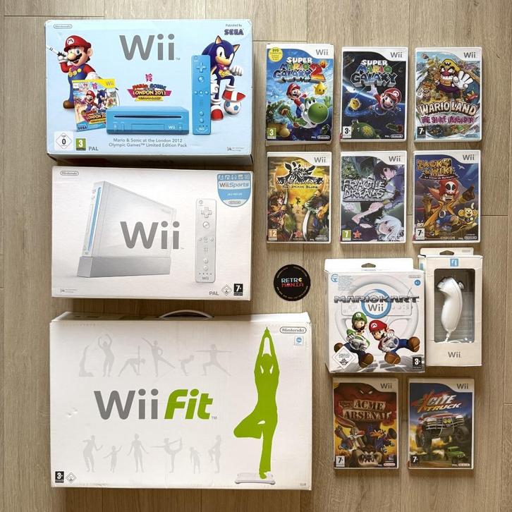 Nintendo Wii-consoles + spellen, Games en Spelcomputers, Games | Nintendo Wii, Zo goed als nieuw, Ophalen of Verzenden