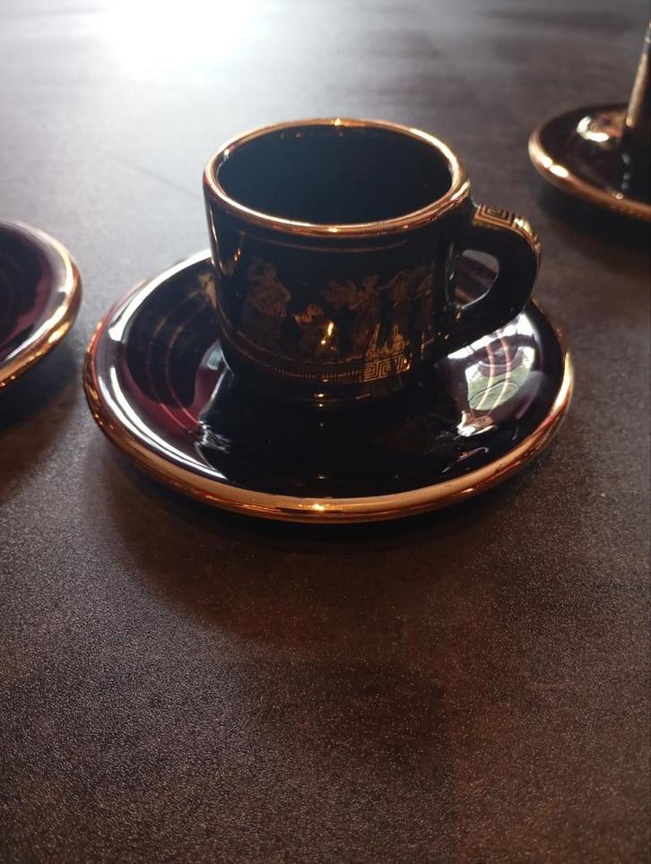 Hand Made in Greece 24K, Antiek en Kunst, Antiek | Servies compleet, Ophalen