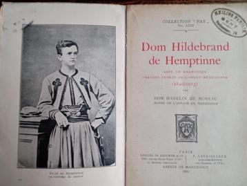 Biografie van Dom Hildebrant de Hemptinne Benedictijner 1930 beschikbaar voor biedingen