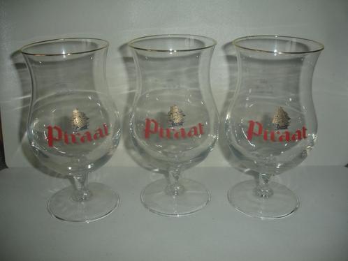 Bierglas Piraat, brij. Van Steenberge, Verzamelen, Biermerken, Zo goed als nieuw, Glas of Glazen, Overige merken, Ophalen of Verzenden