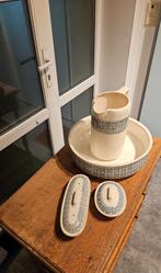 Antieke waskom met toebehoren, Antiek en Kunst, Ophalen