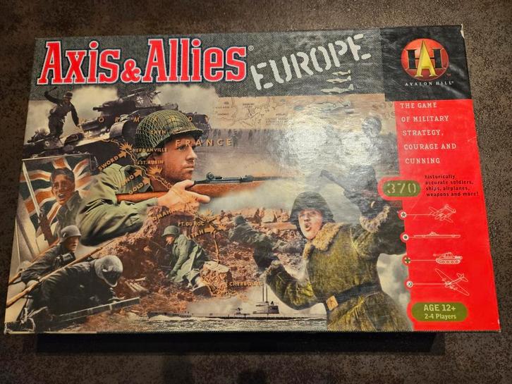 Axis & Allies Europe, Hobby en Vrije tijd, Gezelschapsspellen | Bordspellen, Gebruikt, Ophalen of Verzenden