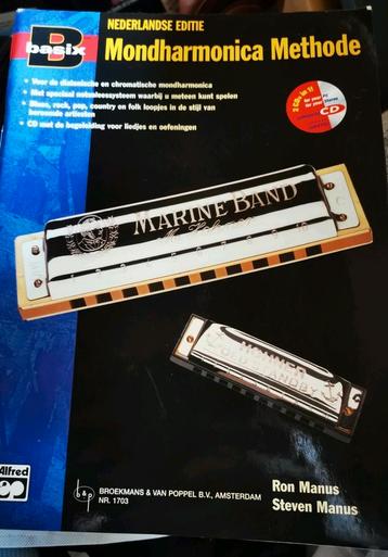 Mondharmonica méthode, bladmuziek met cd-dvd  beschikbaar voor biedingen