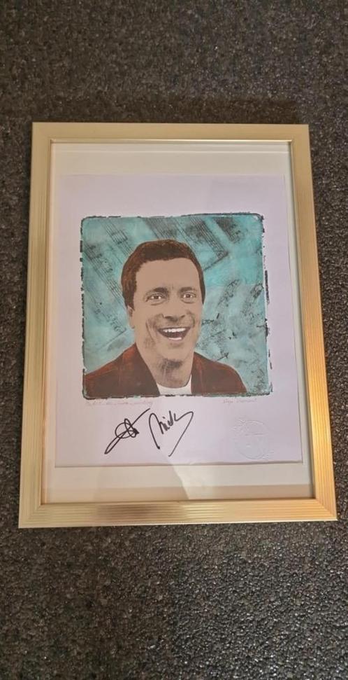 Gesigneerde geltekening Niels Destadsbader, Verzamelen, Overige Verzamelen, Nieuw, Ophalen