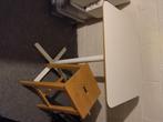 Set bartafel en barkruk Ikea, Huis en Inrichting, Ophalen, Wit, 50 tot 100 cm, Zo goed als nieuw