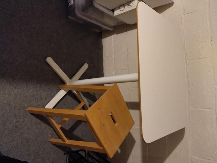 Set bartafel en barkruk Ikea, Huis en Inrichting, Keuken | Keukenelementen, Zo goed als nieuw, Minder dan 100 cm, 50 tot 100 cm