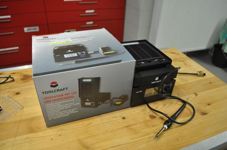Soldeerstation, Doe-het-zelf en Bouw, Gereedschap | Lasapparaten, Zo goed als nieuw, Overige typen, Minder dan 150 ampère, Ophalen of Verzenden