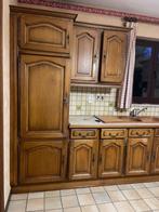 keuken eik, Huis en Inrichting, Keuken | Complete keukens, Ophalen, Gebruikt, Bruin, Hoekkeuken