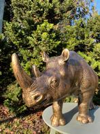 Beeld Neushoorn, gazon, tuin 100 cm, Ophalen, Nieuw, Kunststof, Dierenbeeld