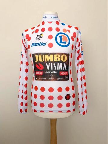 Tour de France 2022 Mountains Jersey issued to Vingegaard
