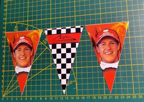 Lot 3x stickers F1 Michael Schumacher Ferrari periode, Verzamelen, Stickers, Ophalen of Verzenden
