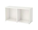 Ikea Meuble Besta blanc, Comme neuf, 100 à 150 cm, 25 à 50 cm, Autres matériaux