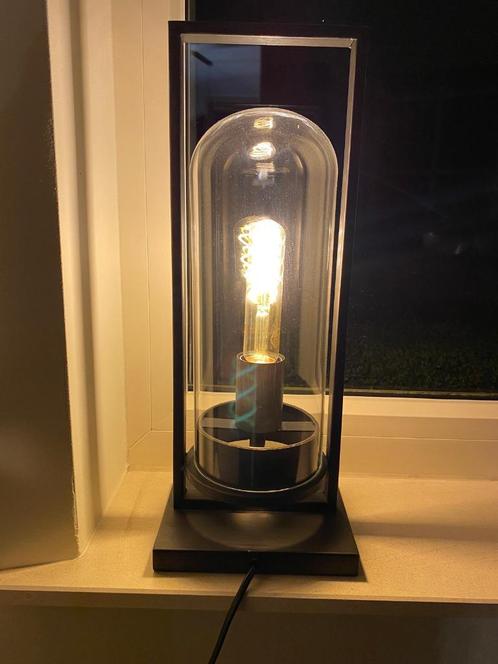 Tafellamp Jurre met dimbare filament lamp, Huis en Inrichting, Lampen | Tafellampen, Zo goed als nieuw, Minder dan 50 cm, Metaal